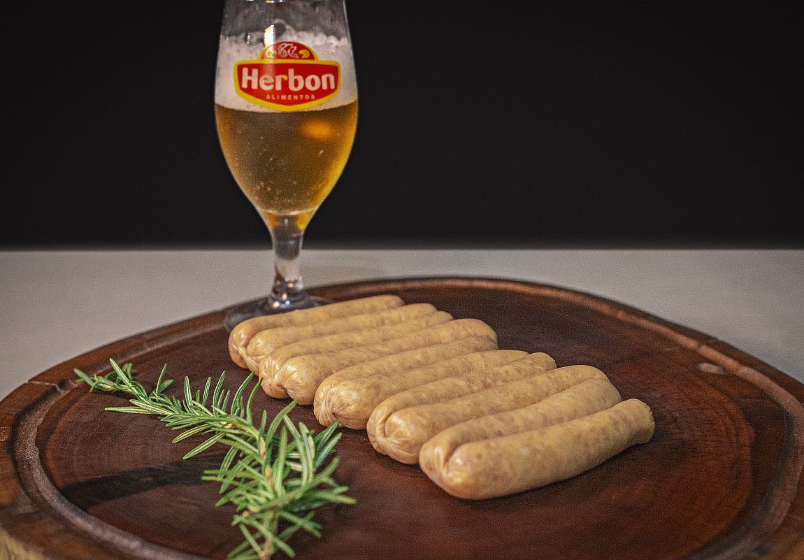 linguiça toscana com cerveja herbon alimentos